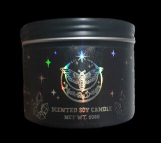 108g Mysticsky Black Soy Candle Tin
