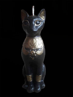 MysticSky Bastet Sculpture Candle